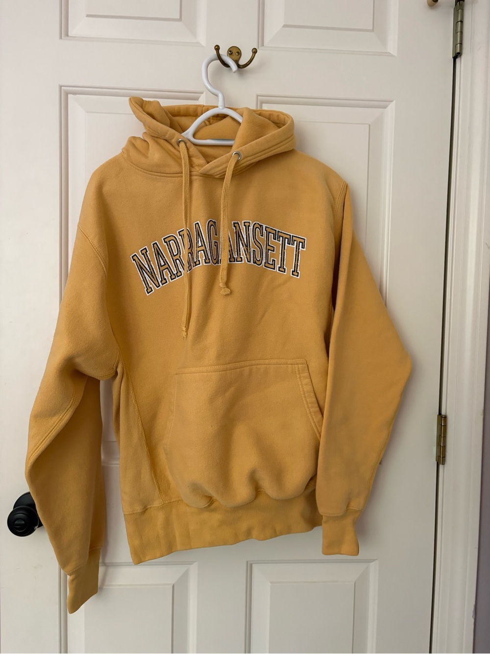 Narragansett Mustard Yellow Pullover Hoodie